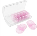 EZY DOSE Weekly (7-Day) Täglich individuelle AM/PM Pill Organizer mit Hülle, Tragbare Medikamentenspender, reisefreundlich dauerhafte Pillencontainer, 2X-Tage-Komponenten für Vitamine und Ergänzungen, Rosa