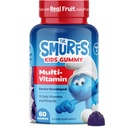 Schlümpfe Kids Multivitamin Gummis | Multivitamin Gummis für Kinder mit 15 Vitaminen & Minerals | Hergestellt mit echten Früchten | Doctor Entwickelt | Non-GMO und keine künstlichen Aromen oder Farben | 60 Gummis
