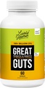LIVELY VITAMIN CO. Great Guts Probiotic - 100 Billion CFU Probiotic - Balance Gut Microbiome, GI Tract, Entzündung, Verdauung, Reflux, Upset Stomach, & Durchfall - 60 Caps
