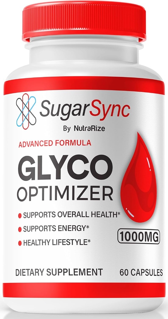 NutraRize Sugar Sync Glyco Optimizer Capsules, Official SugarSync Glyco Optimiser, Sugar Sync Joint Optimizer, Sugar Sync Gluco Cleanse Detox Formula, SugarSync Glycol Reviews (60 Kapseln)