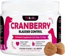 Cranberry Bladder Gesundheit für Hunde - Dog Antioxidant- 160 Soft Chew Ergänzungen für einen gesunden Harnweg und Blasenkontrolle – Hergestellt mit Cranberry & D-Mannose & Vitamine (Hähnchen Flavor)