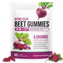 Rüben-Root-Gummien angereichert mit 200mg CoQ10 &amp; Rüben-Root-Extrakt für Blutdruck, Herz-Gesundheits-Unterstützung, Energie-Level Suport, Förderung von Stickstoffoxid, W/ Vitamin B12, C, Sugar-Free | 90 Chews