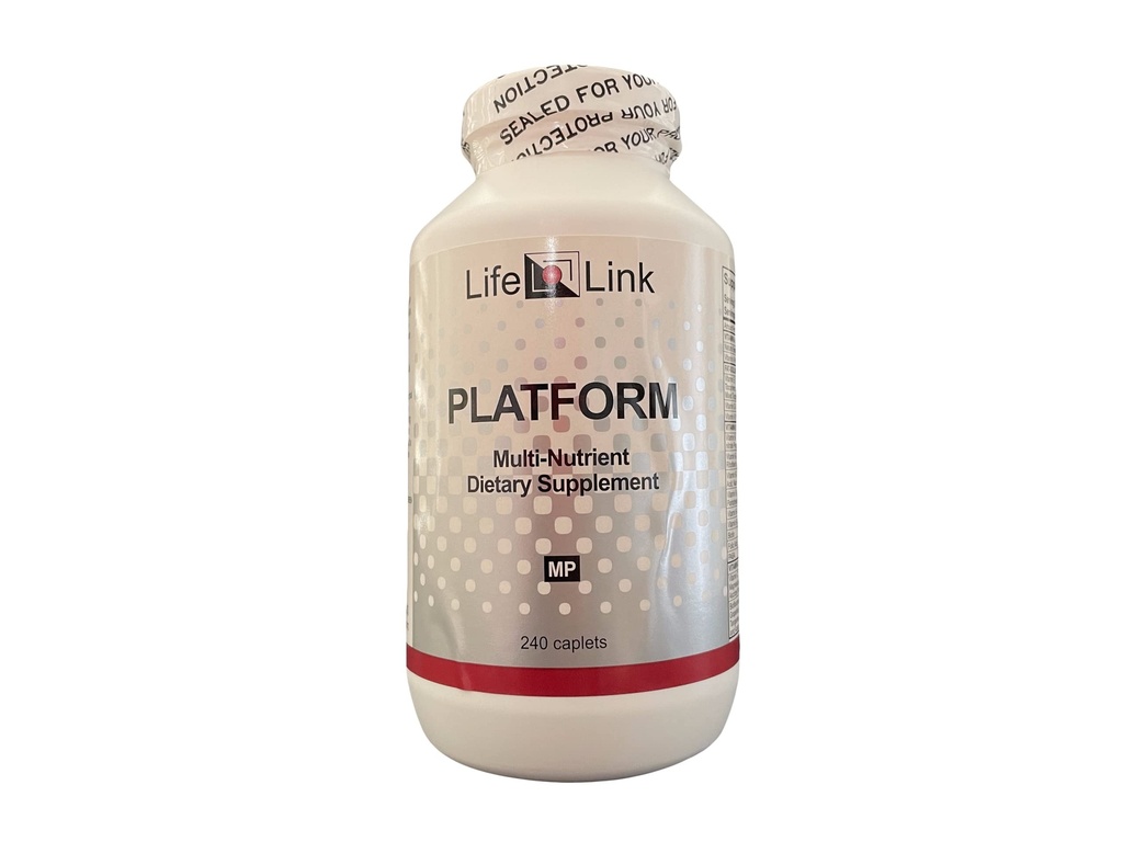 LifeLink PlatformTM | 240 Tabletten | Multivitamin/Mineral Complex | Enthält: Vitamine, Antioxidantien, Macronutrients, Elektrolyte, Spurenminerale, Komplexe, Aminosäuren, Detoxifier, Kräuterextrakte