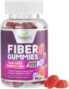 Fiber Gummis für Erwachsene, Sugar Free Daily 4g Gummy Fiber Supplement, Prebiotic Gummy Digestive Health Support - Plant Based Soluble Chews, Prebiotics unterstützt Regularity & Digestion - 60 Gummis