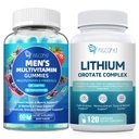 Migcopat Herren Multivitamin Gummie & Lithium Orotate Complex Bundle, Omega-3, Magnesium
