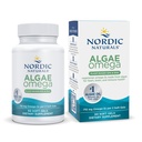 Nordic Naturals Algae Omega - 60 Soft Gels - 715 mg Omega-3 - Certified Vegan Algae Oil - Plant-Based EPA & DHA - Herz, Augen, Immun- & Gehirn Gesundheit - Non-GMO - 30 Servierungen