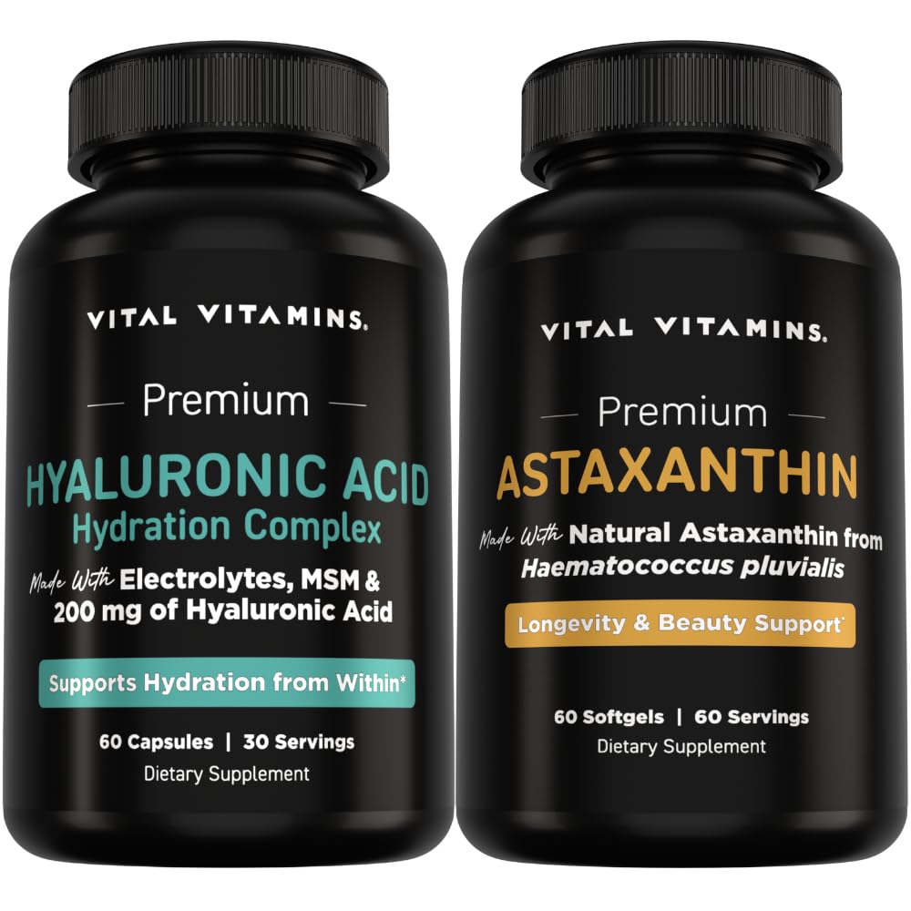 Vital Vitamine Hyaluronsäure Complex 60 ct + Astaxanthin 60 ct