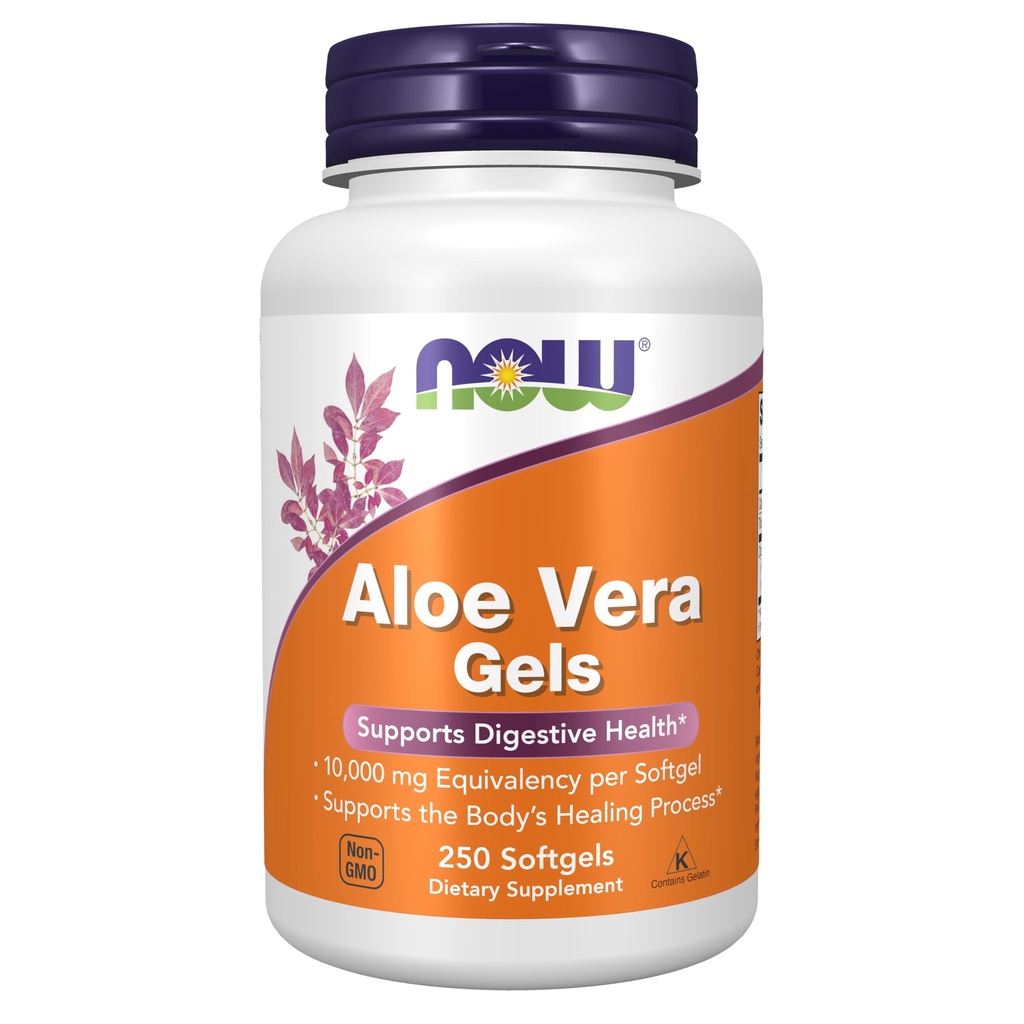 JETZT Nahrungsergänzungsmittel, Aloe Vera (Aloe barbadensis) 10.000 mg, Unterstützt Verdauungsgesundheit*, 250 Softgels