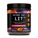 BEYOND RAW LIT V2 Klinische Stärke Pre Workout Powder, Hits Harder, Größere Pumpen, Koffein, L-Citrulline, Kreatin, Wassermelone, 30 Servierungen