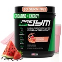 Pre JYM Stim Free Watermelon Erdbeer Pre-Workout Pulver, Kreatin, Kein Koffein, Citrulline, Betaine, BCAA's, Taurine, Alpha-GPC, Huperzine, 30 Servierungen