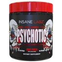 Insane Labz Psychotic, High Stimulant Pre Workout Powder, Extreme Lasting Energy, Fokus und Ausdauer mit Beta Alanine, Kreatin Monohydrat DMAE, 35 Srvgs (Fruit Punch)
