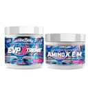 Evogen EVP Xtreme NO Amino K.E.M. Bundle – Pre Workout Powder & EAA/BCAA Pump Volumizer für Muskelwachstum, Hydration & Performance | Sour Candy