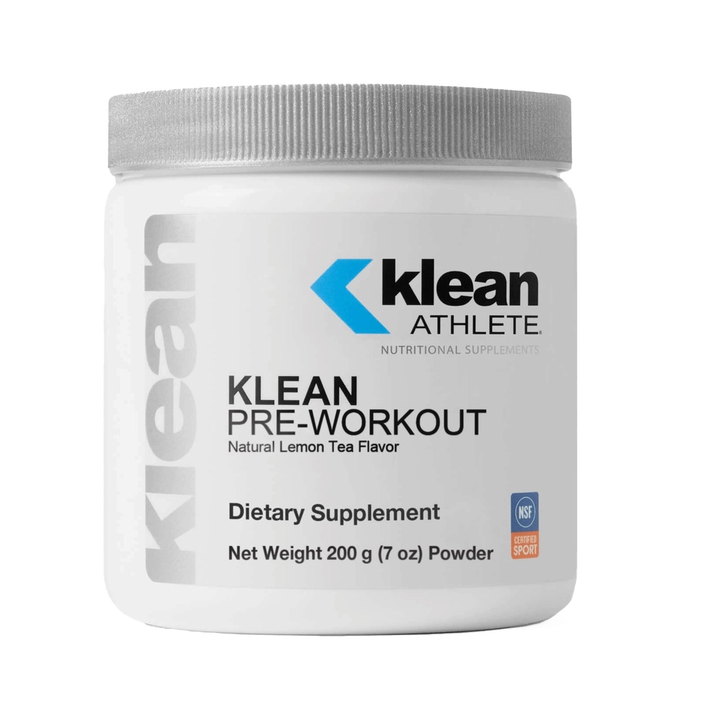 Klean ATHLETE Pre-Workout | Einzigartige Formel mit Rübenwurzel-Extrakt, Vitamin C, und organische Koffein, um Athletische Ausdauer zu unterstützen | 7 Unzen | Natürliche Zitronen Tee Geschmack