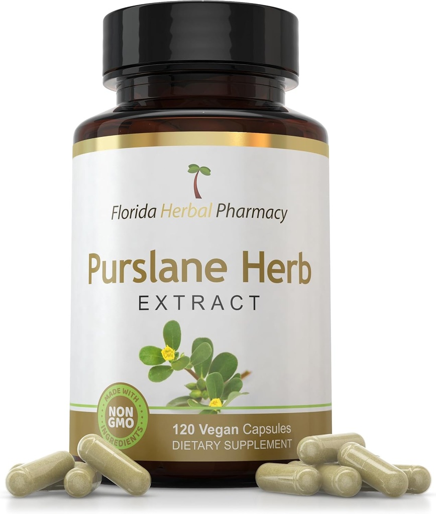 Florida Kräuter Apotheke, Purslane Kräuter Extrakt Ergänzung Kapseln