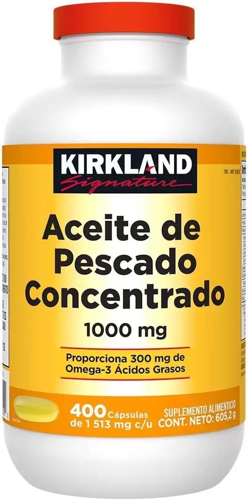 Kirkland Signatur Fischöl 1000mg, 400 Count