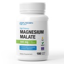 Puregen Labs Magnesium Malate 500mg | High Potency Elemental Magnesium | 180 Veggie Caps, Superior Absorption, Non-GMO, NO Gluten und Dairy, unterstützt Muskel, Gelenk und Herzgesundheit