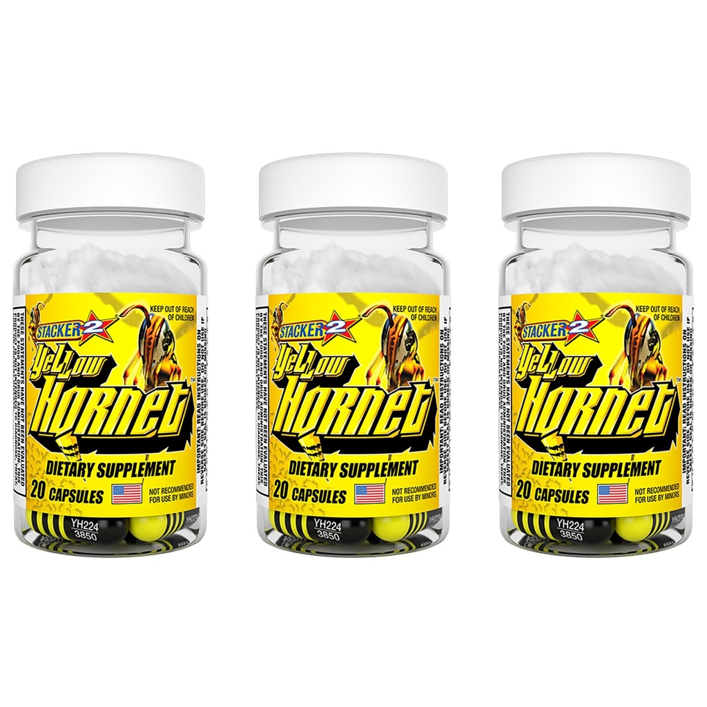 STACKER 2 YELLOW HORNET (3) 20CT. BOTTES