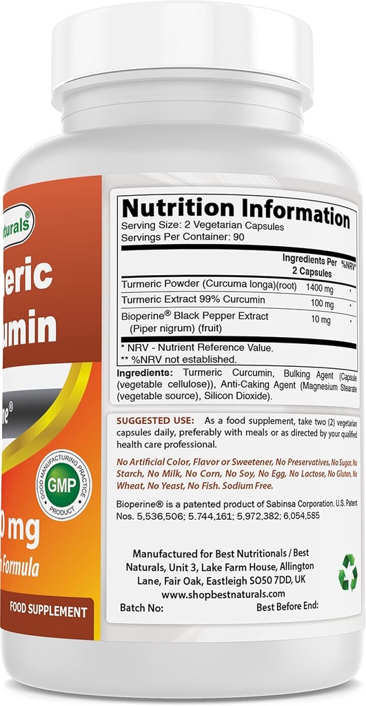 Kurkuma 1500mg & Acetyl L-Carnitin 500 Mg