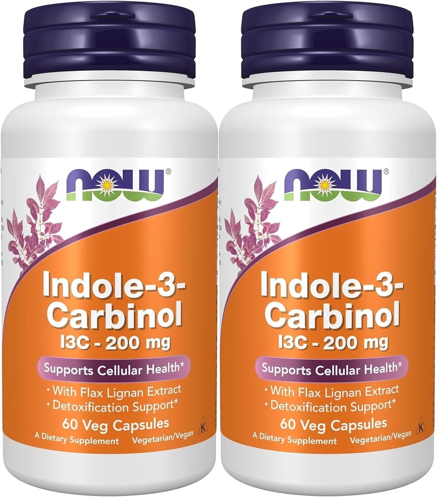 Indol-3-Carbinol (I3C) 200 mg - 60 Veg Kapseln x 2 Flaschen