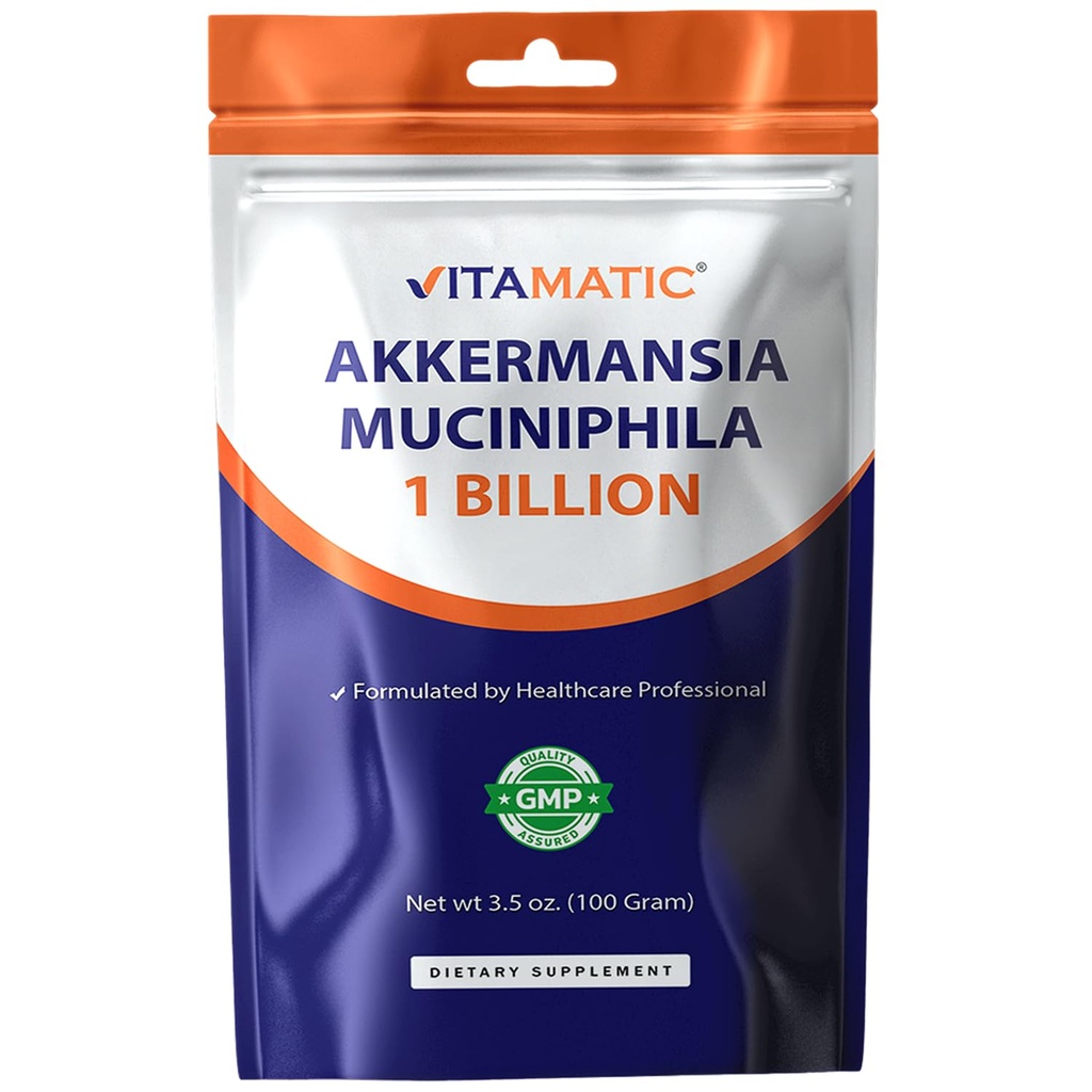 Vitamatic Akkermansia Muciniphila Gut Health - 100 Gramm Pulver