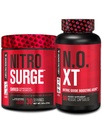 Jacked Factory Nitrosurge Shred Thermogenic PreWorkout in Black Cherry & N.O. XT Nitric Oxid Booster für Männer & Frauen