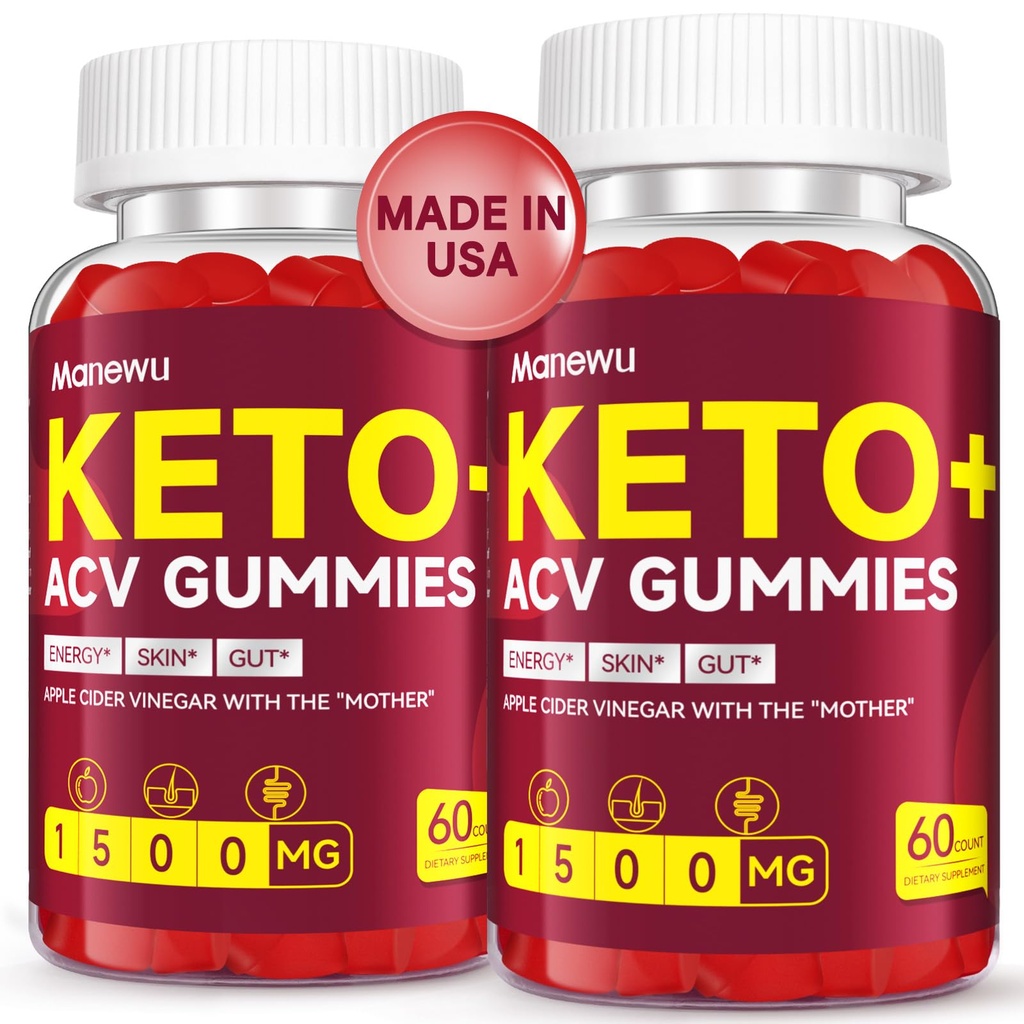 Keto ACV Gummis für Fortgeschrittene Gewicht & Lose & Belly Fat Burn - Schnelle Fettverbrennung Nahrungsergänzung für Damen - 1500mg Bio Gluten Free Apple Cider Essig mit Mutter - Unterstützung Gut Digestion