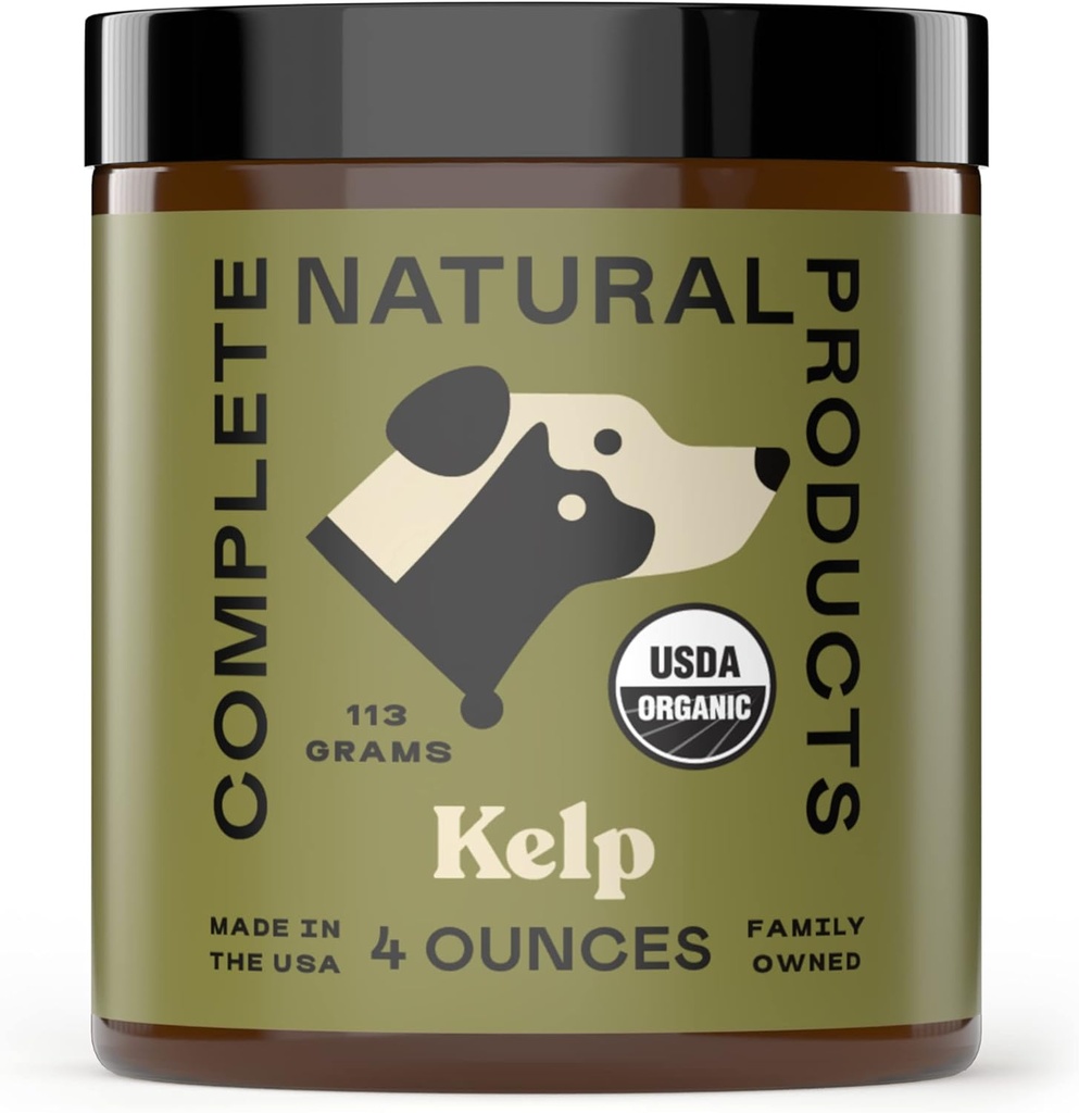 Komplette natürliche Produkte Bio Kelp Pulver für Haustiere - 4oz - Pure Organic Kelp Powder
