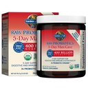 Garten des Lebens Raw Probiotics 5-Day Max Care - 400 Billion CFU - Probiotisches Pulver für Verdauungs- und Immununterstützung - Banana, 5 Portionen
