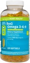 Omega 3-6-9 Nahrungsergänzungsmittel (325 ct.) Kann Herz und Herz-Kreislauf-Gesundheit unterstützen* Mai fördern Augengesundheit