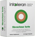 Intoleran Fibractase Forte Verdauungsenzyme - 36 Kapseln | Ergänzung für Fructans & Galactans Intolerance | Hilft Digest Kohlenhydrate; Getreide, Hülsenfrüchte, Zwiebel, Knoblauch & Weizen | Pure und Vegan