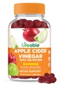 Lifeable Apple Cider Essiggummis mit Mutter | 1000 mg | Advanced ACV for Detox & Cleansing, unterstützt Stoffwechsel, Verdauung, & Energie | 60 Gummis für Gewichtsverlust und Belly Fat