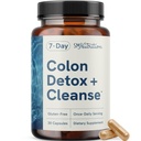 7 Tage Colon Cleanse & Detox | Unterstützt Bloating Relief & ccasional Constipation | Fast Acting 7 Tage Detox Cleanse für Frauen und Männer mit Probiotics für Gut Gesundheit & Regularity | Gluten-Free | 30Ct.