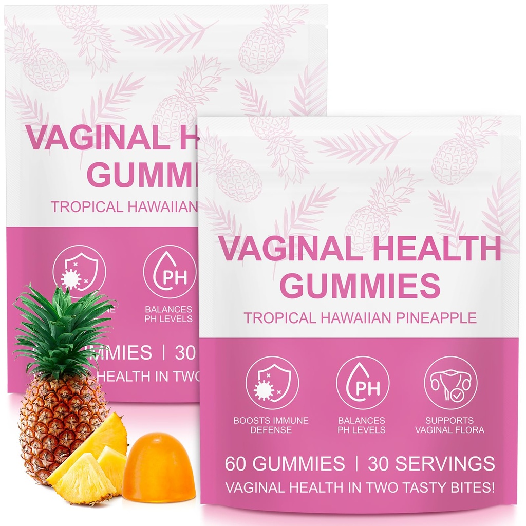 120 PCS Vital Vaginal Probiotics Source Feminine Gummies PH Balance for Women Feminine Balance Gummies Womens Vaginal Health Supplement