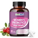 Probiotika für Frauen Verdauungsgesundheit, 70 Milliarden CFUs Frauen Probiotika mit Verdauungsenzymen & Präbiotika & Cranberry für Darm, Immun & Urin-Trakt-Balance, verzögerte Freisetzung, 90 Veggie-Kapseln