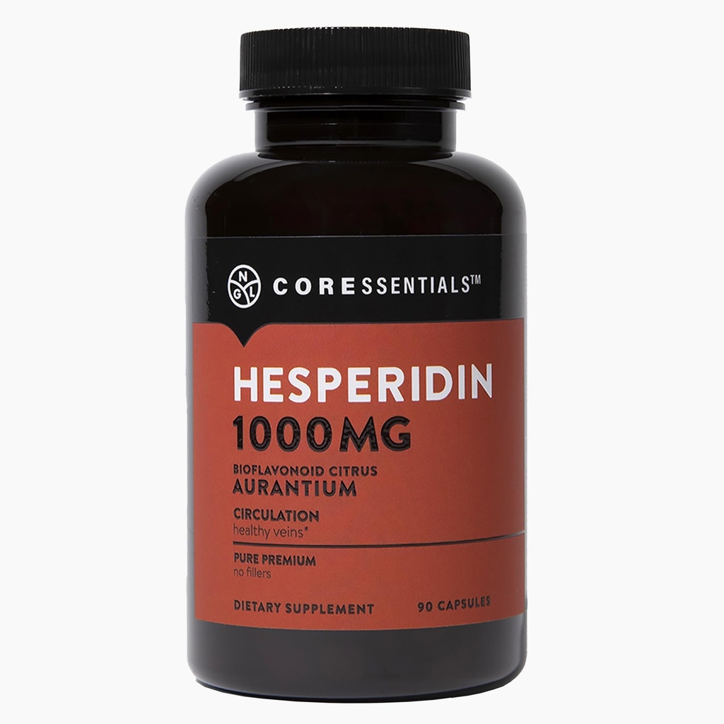 Hesperidin 1000mg - 100% reines Ingredient keine Mischungen oder Additive für Blutzirkulation, Leg Veins Gesundheit, Reinheitsgarantie 90 Kapseln