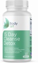 Body Art 15 Day Colon Cleanse Detox – Natürliche Kapseln für Verdauungs-Gesundheit – Sanfte Unterstützung für Männer & Frauen – 30 Count