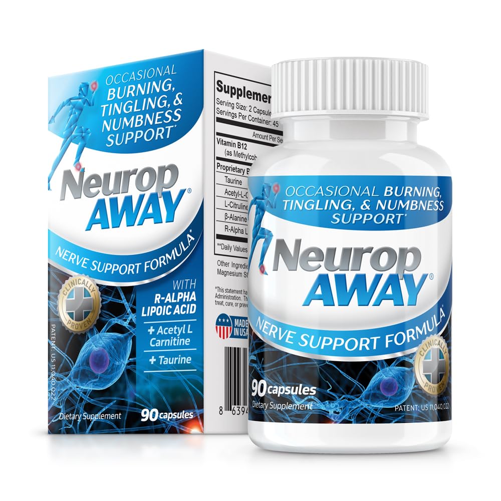 NeuropAWAY Nerve Support Formel 90 Tägliche Kapseln
