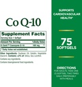 Nature's Bounty CoQ10, unterstützt Herzgesundheit, Nahrungsergänzung, 100mg, 75 Softgels (Pack von 2)