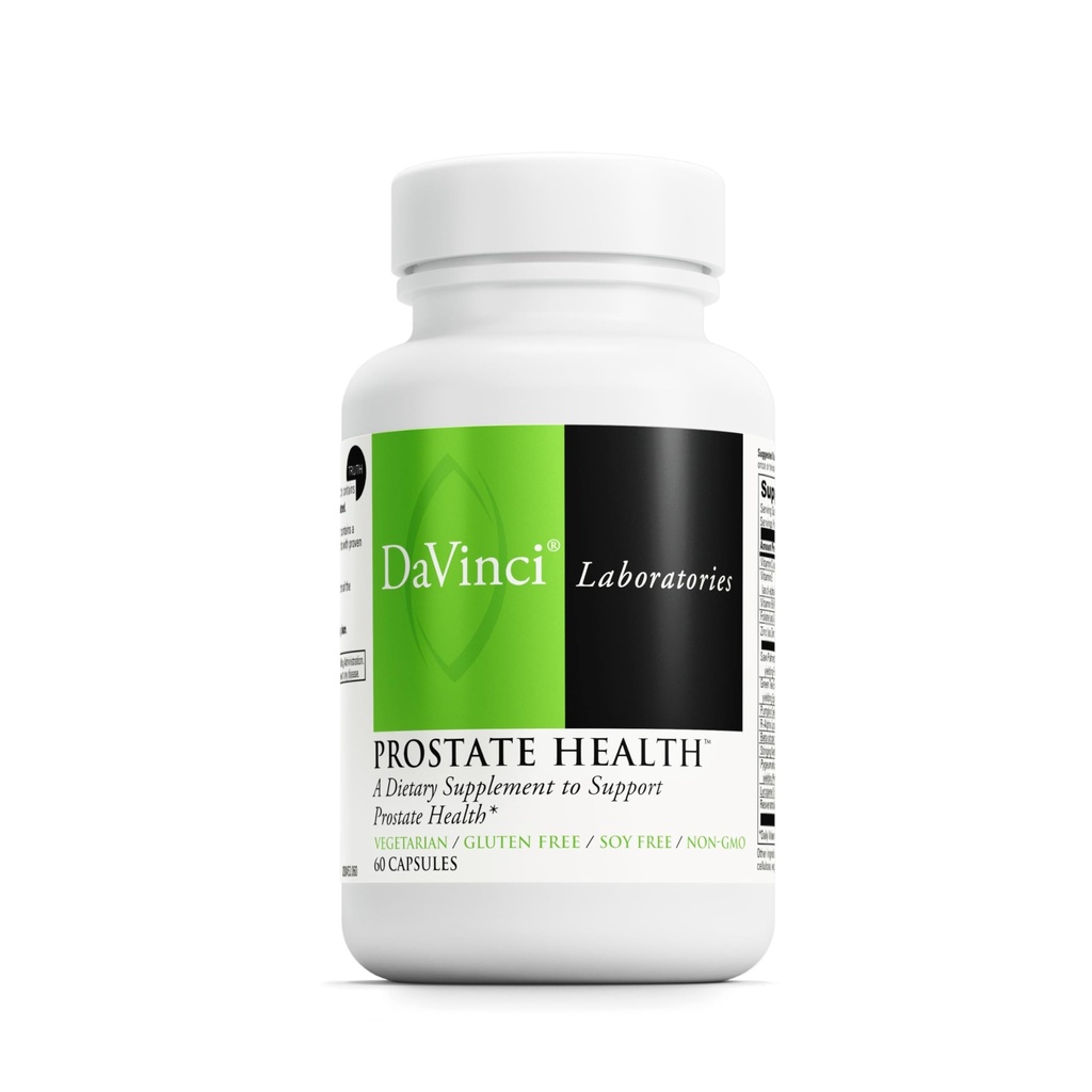 DAVINCI Labs Prostata-Gesundheit - Hilft Prostata, Urinary & Men's Health mit Saw Palmetto, Zink, Green Tea Extract &amp; More* - 60 Vegetarische Kapseln (30 Portionen)