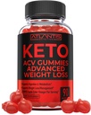 Atlantis Nutrition Keto ACV Gummis für Weight Loss - Unterstützt Verdauung, Gewichtsverlust, Detox & Cleansing - Apfelessig Gummis Formuliert mit 1000MG ACV pro Servieren - 90 Count