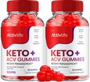 ActivLife Keto ACV Gummies - Active Life Keto Apple Cider Essiggummis, ActivLife Keto + ACV Weight Management Gummies ActiveLife Advanced 1000mg Formulaa (2 Pack - 120 Gummi)