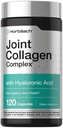 Horbäach Joint Support Supplement | 120 Capsules | with Collagen and Hyaluronic Acid | Joint Health Complex | for Men & Women | Non-GMO, Gluten Free