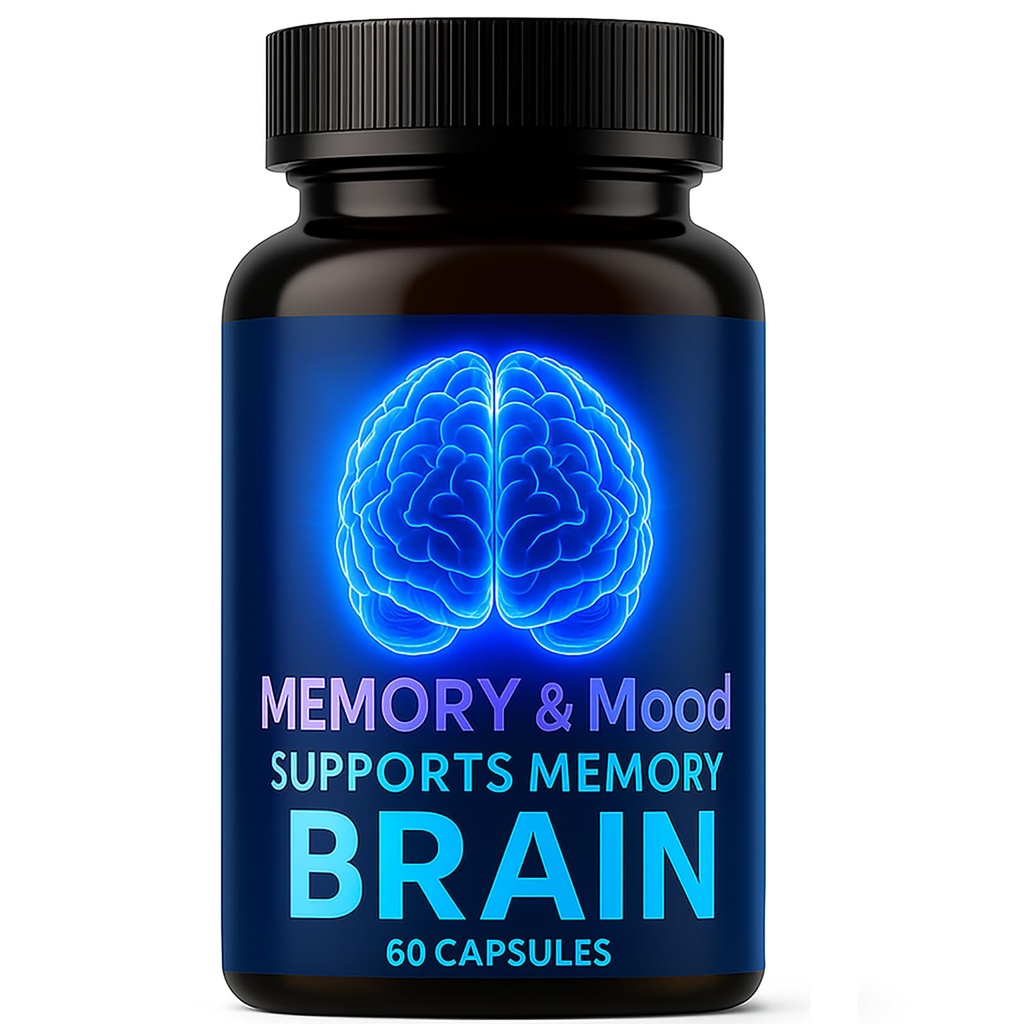 Nootropic Brain Supplements for Memory and Focus, Cognitive Support Formula with B Vitamins, Folate & Dihydromyricetin – Mental Clarity & Daily Performance, 60 Capsules (1)