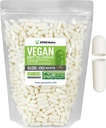 XPRS Nutra Größe 00 Leere Kapseln - 1000 Graf Leere Vegan Kapseln - Vegetarische Pillen - DIY Gemüse Kapsel Füllung- Veggie Pillen Kapseln für Do-It-Yourself Ergänzungen (Weiß)