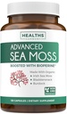 Bio Irish Sea Moss Capsules - Bio Sea Moss Capsules mit Bladderwrack Burdock Root und Black Pepper Extract für verbesserte Absorption - Vegan Non-GMO & Made in USA (2 Month Supply)