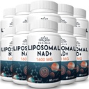 1600 mg Liposomal NAD Ergänzung, 98% reine NAD+ Ergänzung, Überlegene Absorption, Alternative zu Nicotinamid Riboside oder NADH zu erhöhen NAD+ für Aging Defense, Energie, Langlebigkeit, 600 Softgels