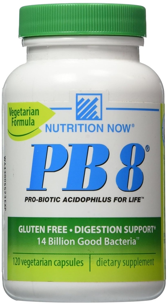 Jetzt PB 8 Pro-Biotic Acidophilus Kapseln, Vegetarisch, 120-Count Flaschen 60 Servierungen