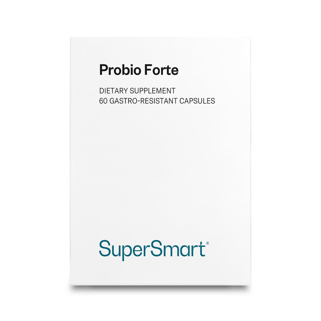 Supersmart - Probio Forte 8 Billion CFU pro Kapsel (erweiterte Formel) - Tägliche Probiotika-Ergänzung für Damen und Herren | Non-GMO & Gluten-Free - 60 DR Caps