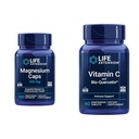 Life Extension Magnesium Caps 500mg, Vitamin C 1000mg with Bio-Quercetin Phytosome - Heart, Bone, Immune Health - 200 Vegetarian Capsules