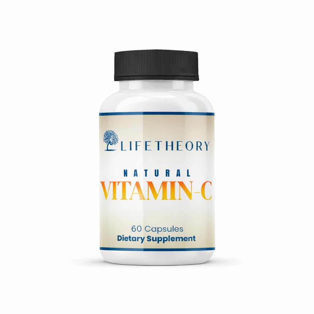 LIFETHEORY Natural Vitamin C with Quercetin, Bromelain & NAC – Immune Balance, Sinus & Seasonal Wellness Support – 60 Vegetarian Capsules
